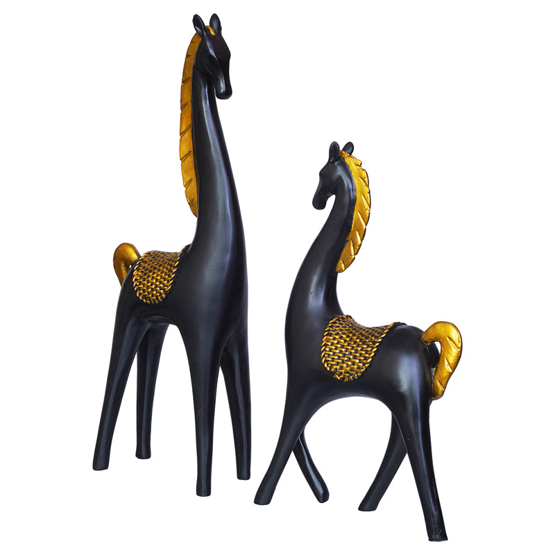 Showpieces - Mysti Stallion Showpiece - Set Of Two