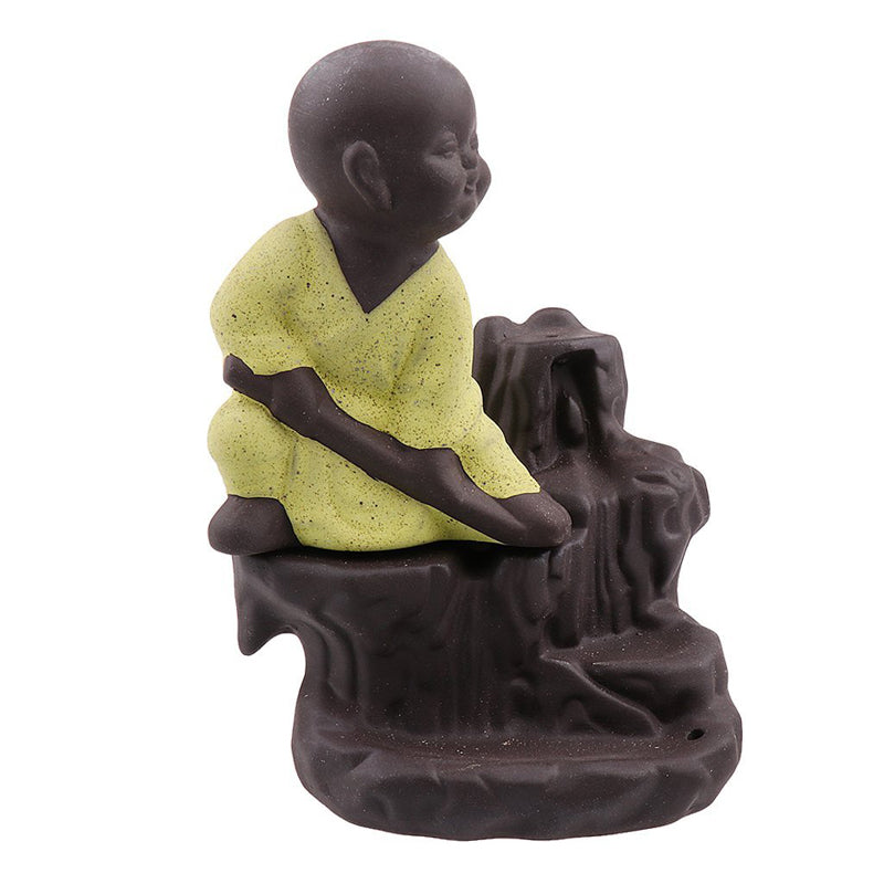 Showpieces - Buddha Monk Smoke Fountain