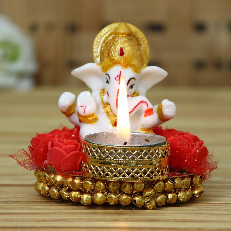 Buy Ganesha Deep Tealight Candle Holder Idols & Sets from Vaaree