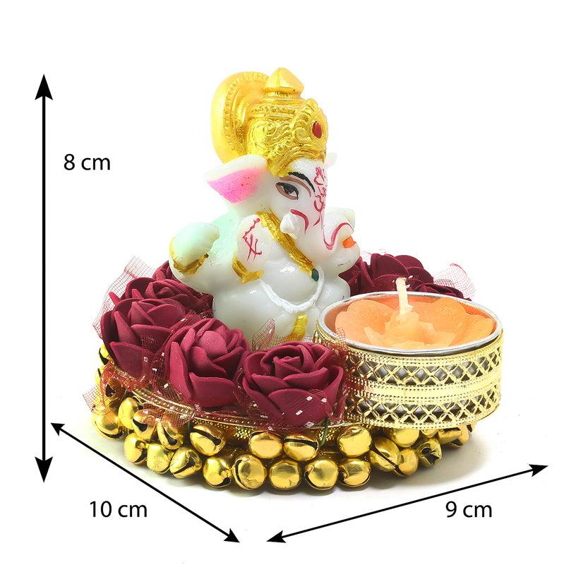 Buy Ganesha Deep Tealight Candle Holder Idols & Sets from Vaaree