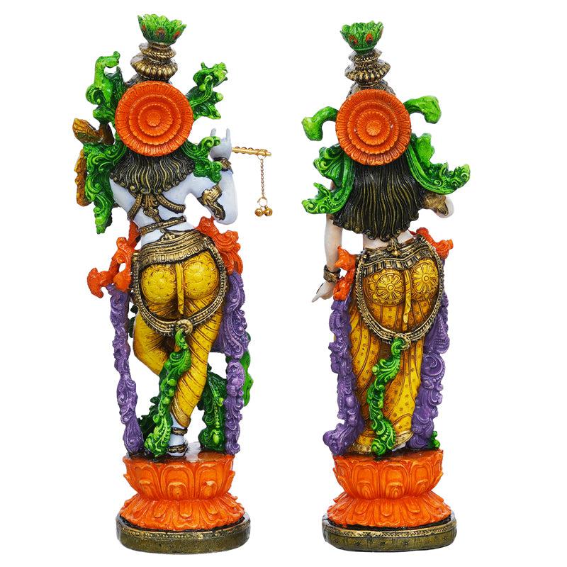 Buy Radha Krishna Prem Idol (Multicolor) - Set Of Two Idols & Sets from Vaaree