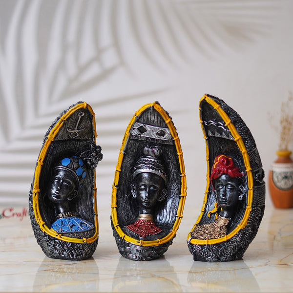 Showpieces - Tribal Tryst Showpiece - Set Of Two