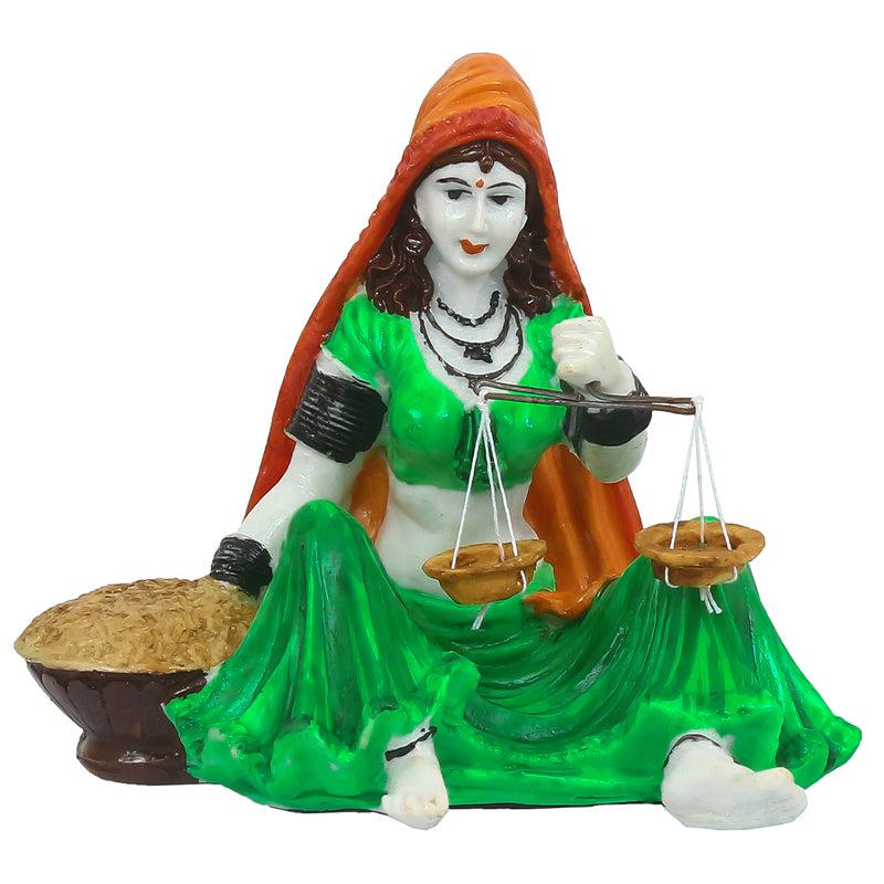 Buy Rajasthani Lady Chore Showpiece Showpieces from Vaaree