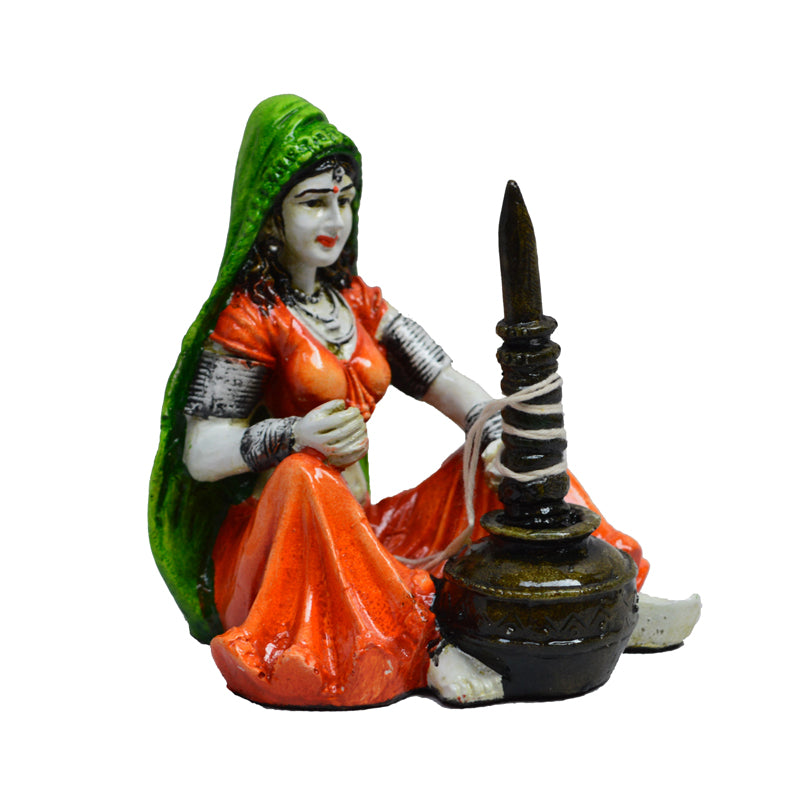 Buy Rajasthani Naari Chore Showpiece Showpieces from Vaaree