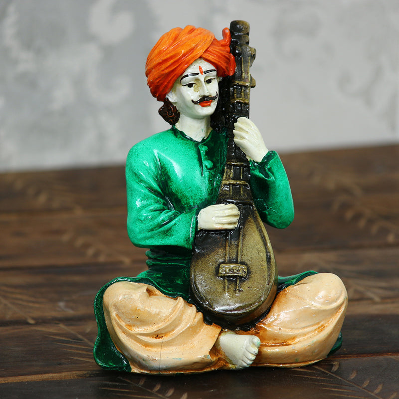 Showpieces - Rajasthani Aalap Polyresin Showpiece