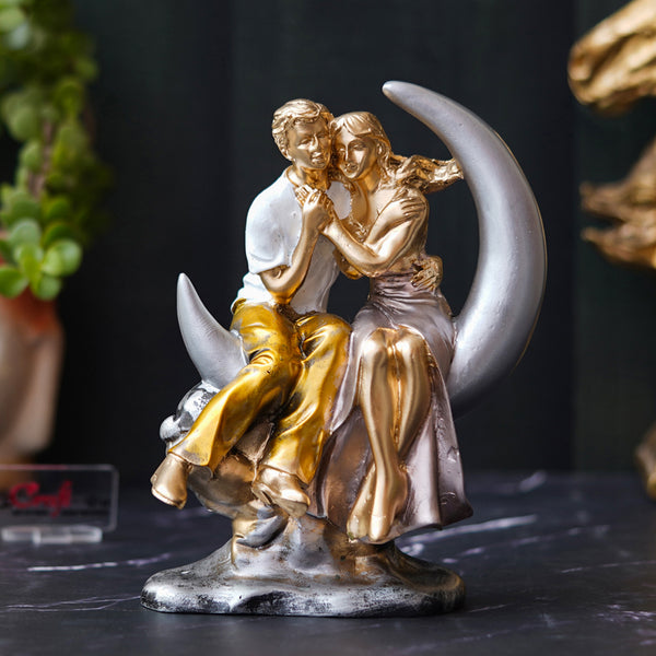 Showpieces - Moon Couple Showpiece