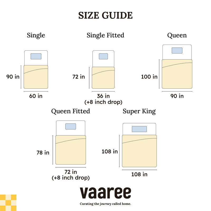 Buy Lush Lavish Solid Bedsheet - Walnut Bedsheets from Vaaree