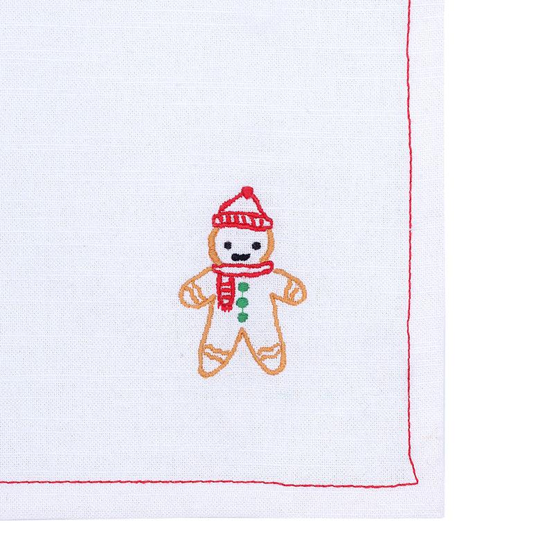 Buy Gingerbread Man Napkin - Off White Table Napkins from Vaaree