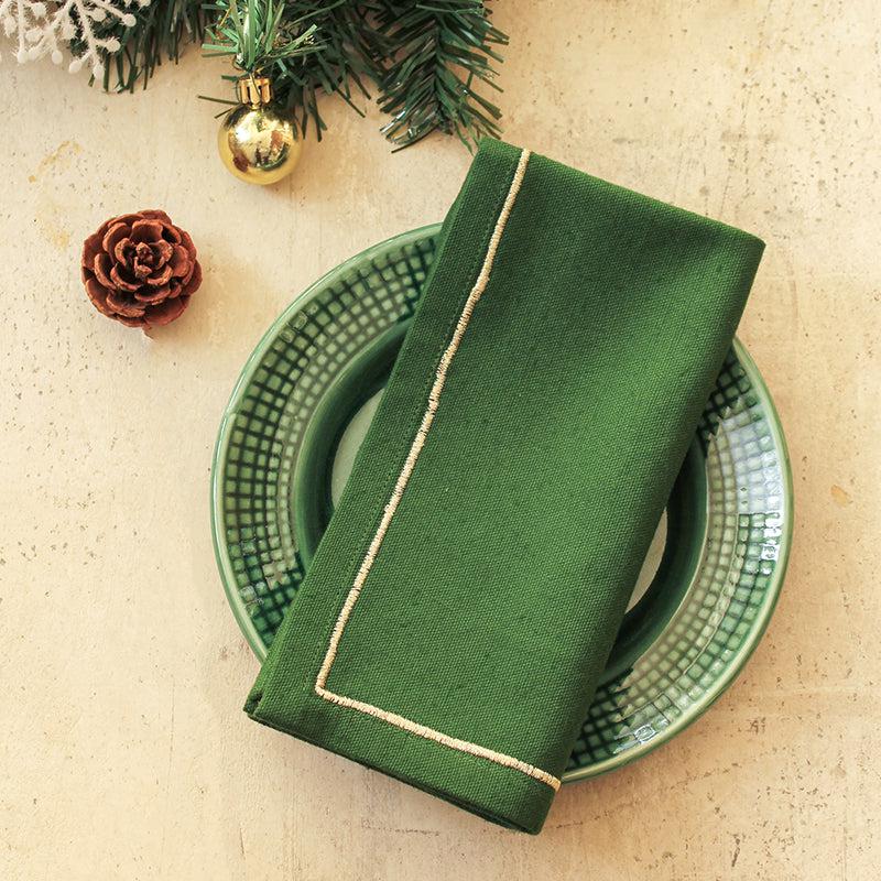 Buy Holly Napkin - Green Table Napkins from Vaaree