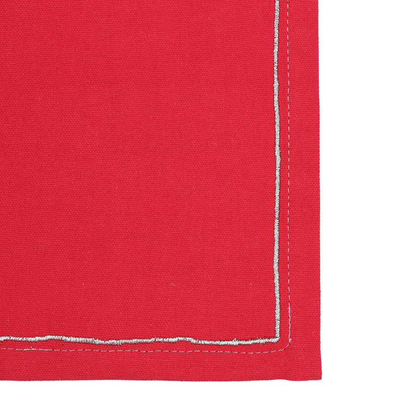 Table Napkin - Holly Napkin Napkins (Red) - Set Of Two