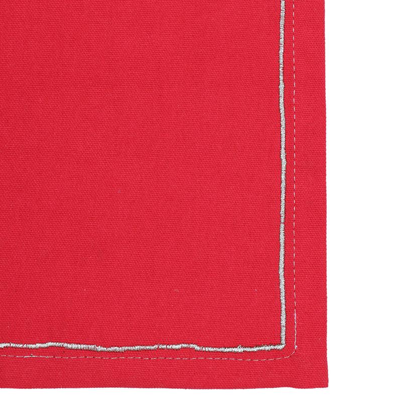 Buy Holly Napkin Napkins (Red) - Set Of Two Table Napkins from Vaaree