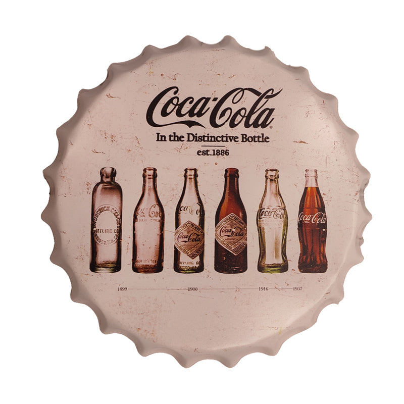 Buy Coca Cola 1886 Bottle Cap Wall Accent Wall Accents from Vaaree