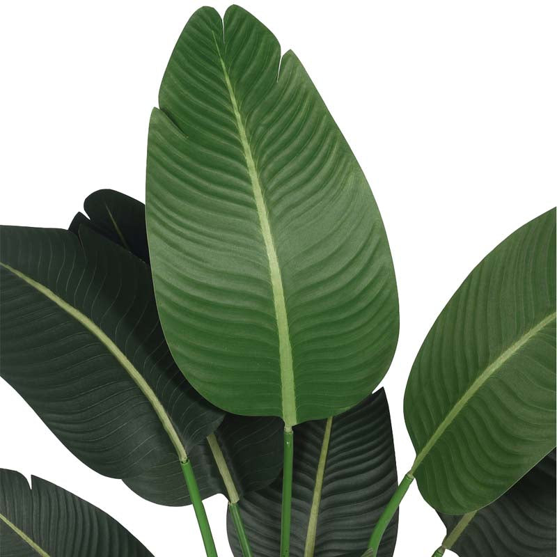 Buy Faux Lush Bird of Paradise Plant With Pot - 4 Feet Artificial Plants from Vaaree