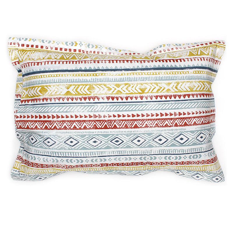 Buy Meghwal Striped Pillow Cover (Blue) - Set Of Two Pillow Covers from Vaaree