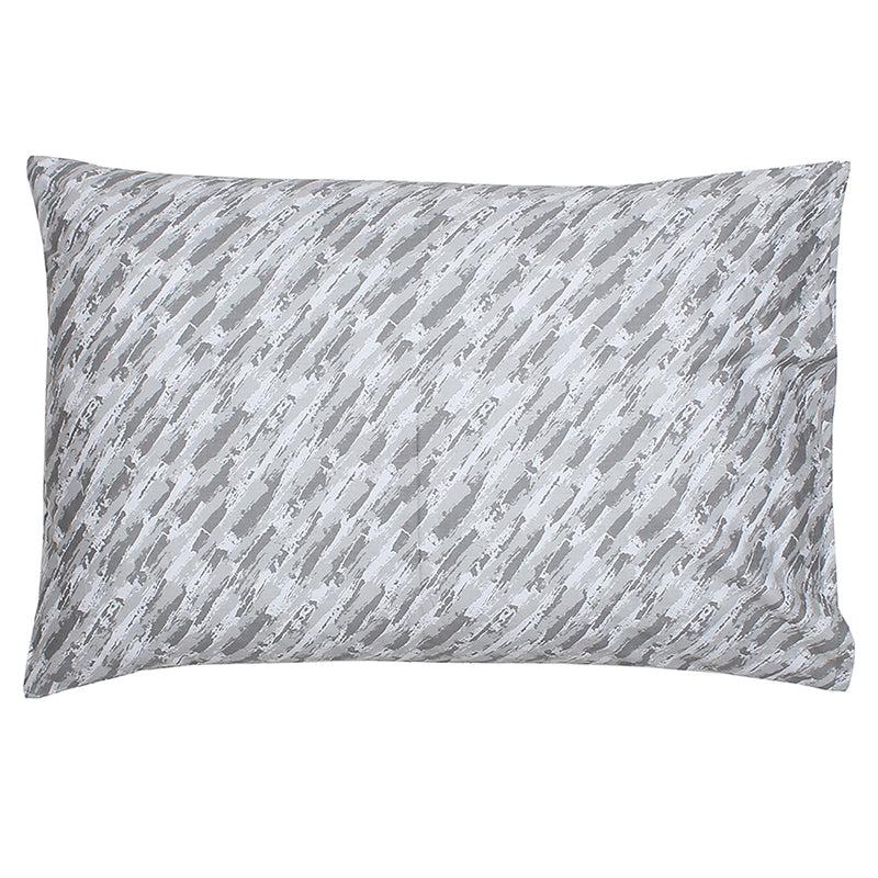 Buy Tulika Pillow Cover (Grey) - Set Of Two Pillow Covers from Vaaree