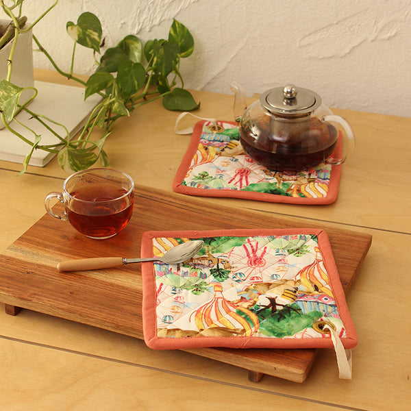 Pot Holder - Pushkar Pot Holder - Set Of Two