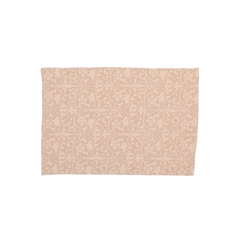 Table Mat - Kuvalaya Placemat (Beige) - Set Of Two