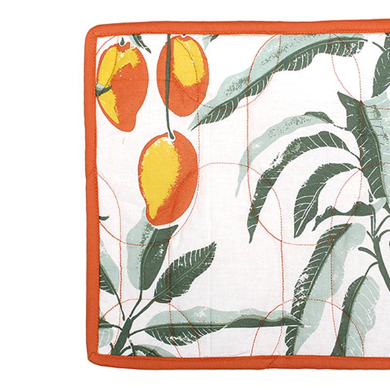 Buy Rasaal Mango Placemat (Rust) - Set Of Two Table Mats from Vaaree