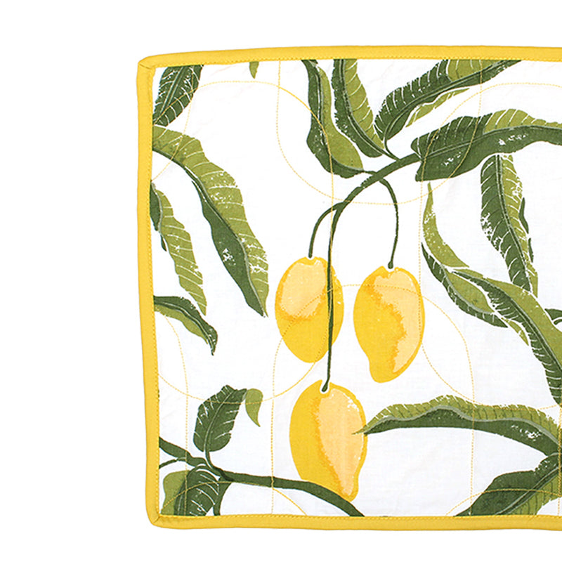 Table Mat - Rasaal Placemat (Yellow) - Set Of Two