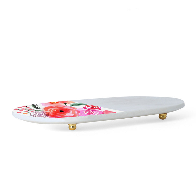 Buy White Platter 11"X6" Platter from Vaaree