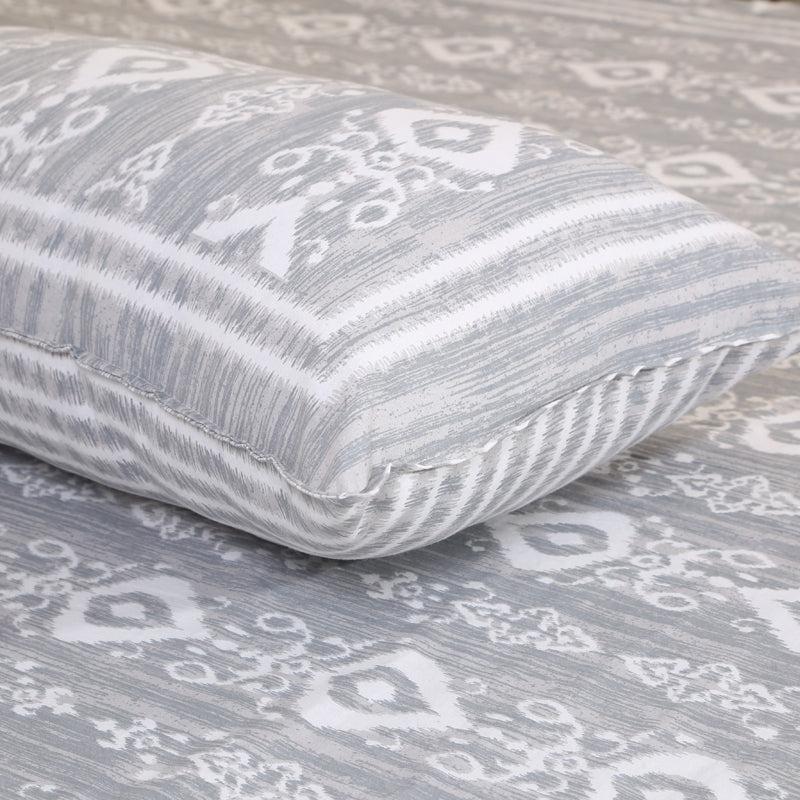 Buy Keira Ethnic Bedsheet - Grey Bedsheets from Vaaree