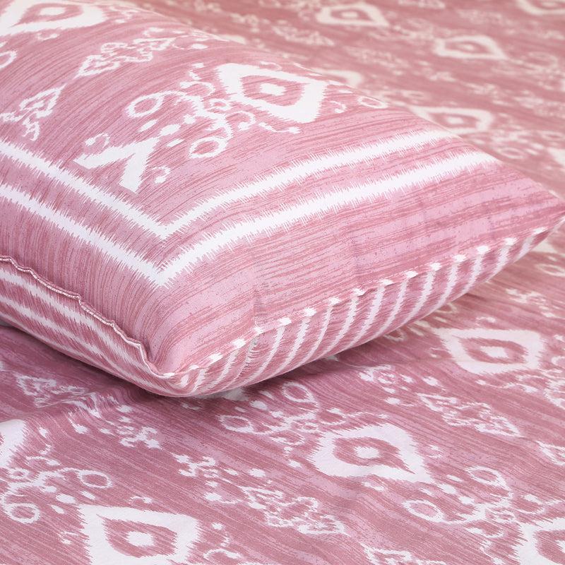 Buy Keira Ethnic Bedsheet - Pink Bedsheets from Vaaree