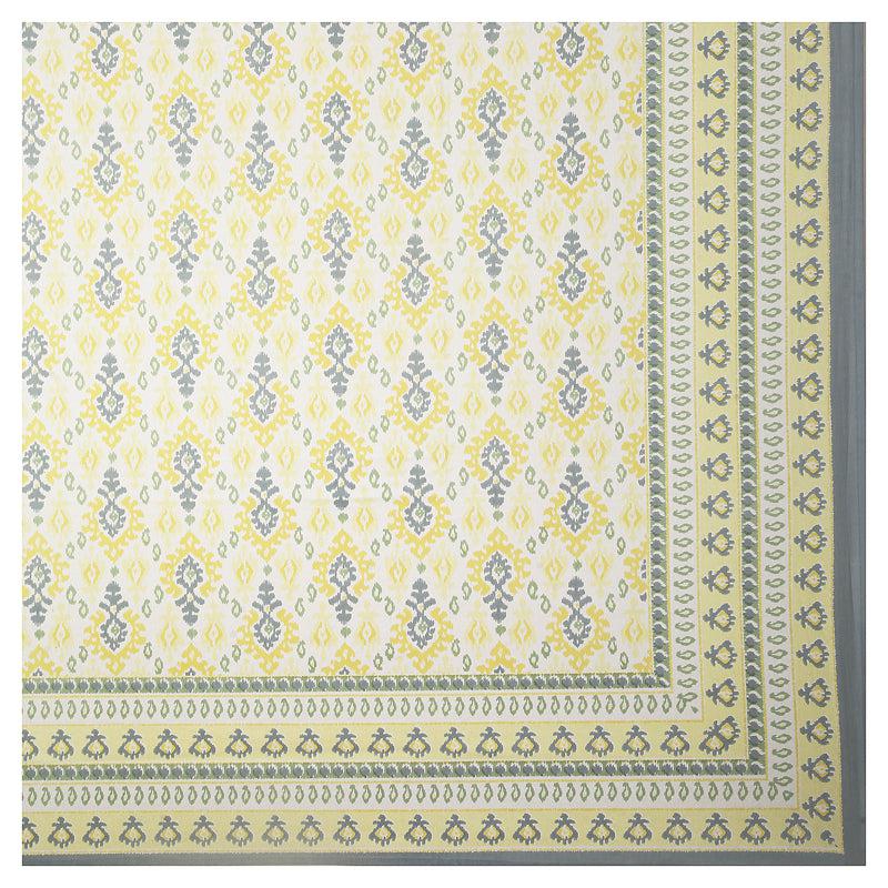 Buy Rowan Ethnic Bedsheet - Yellow Bedsheets from Vaaree