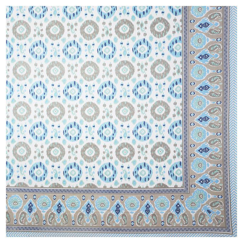 Buy Sienna Ethnic Bedsheet - Blue Bedsheets from Vaaree