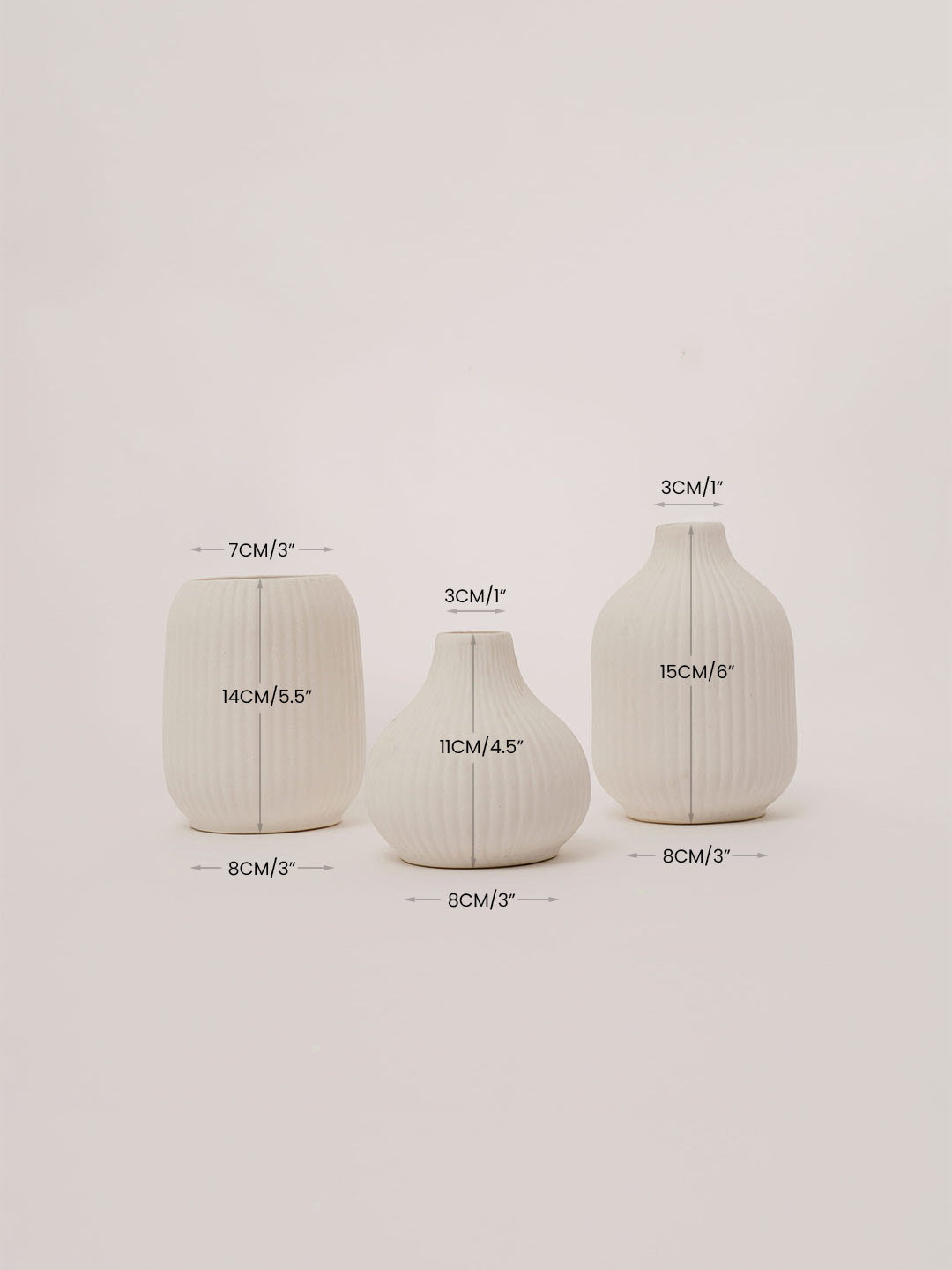 Buy Bisto Vase -Set Of Three Vase from Vaaree