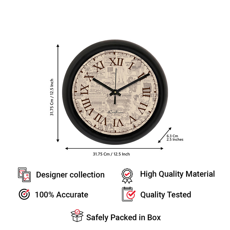 Buy Zonon Wall Clock Wall Clock from Vaaree