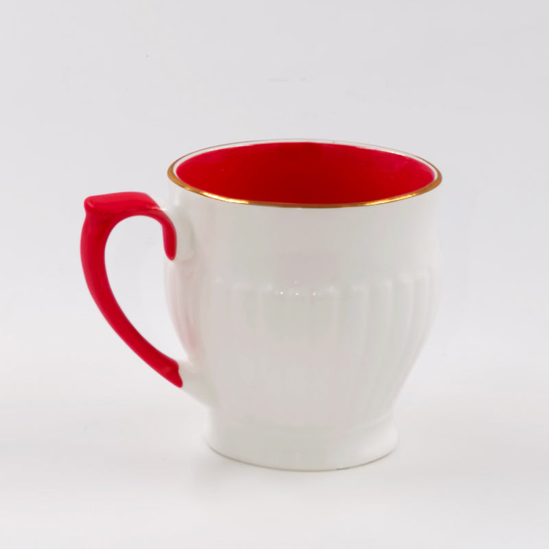 Mug & Tea Cup - Axton Gloss White Cup (175 ML) - Set Of Six