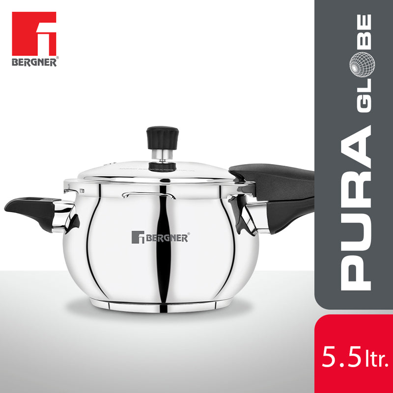 Buy Bergner Induction Safe Pressure Cooker - 5500 ml/20 Inches Pressure Cooker from Vaaree