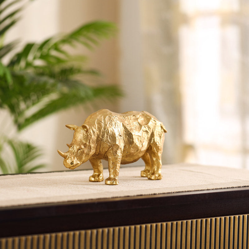 Buy Niro Polyresin Rhino Showpiece Showpieces from Vaaree