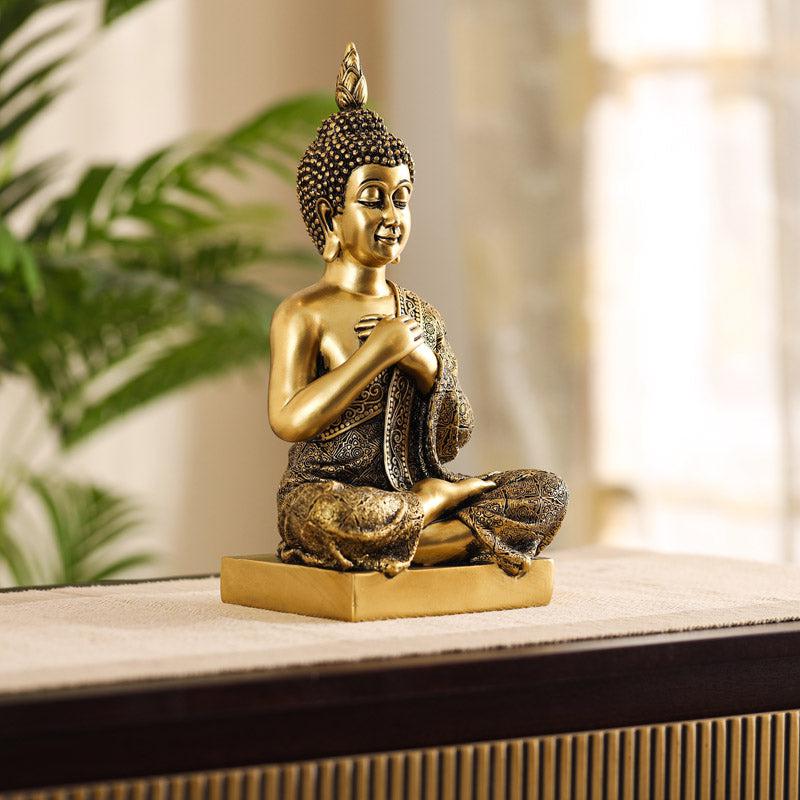 Buy Ornate Meditating Buddha Showpiece Showpieces from Vaaree