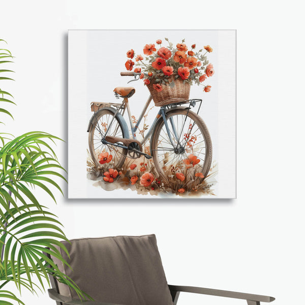 Blooming Pedals Wall Painting