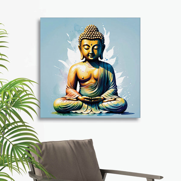 Buddha Balance Wall Painting