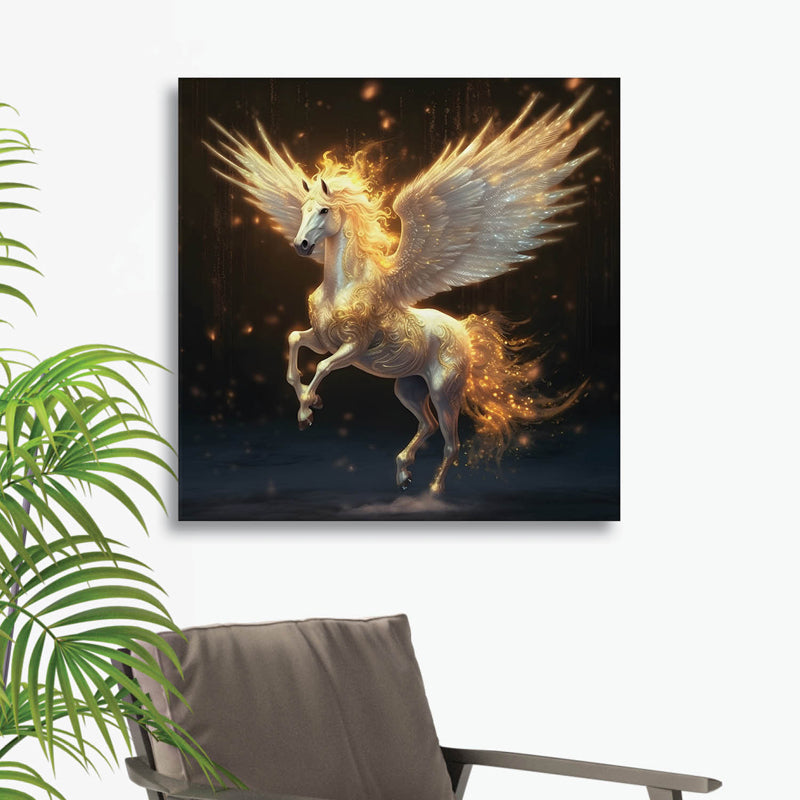 Buy Heavenly Gallop Wall Painting Wall Art & Paintings from Vaaree