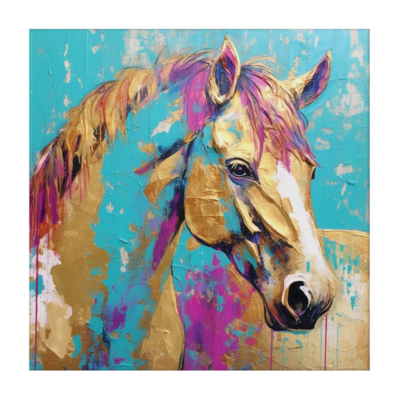 Buy Horse Hues Wall Painting Wall Art & Paintings from Vaaree