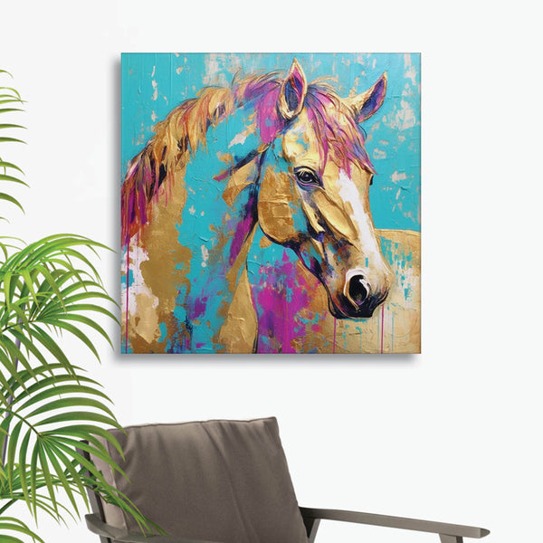 Horse Hues Wall Painting