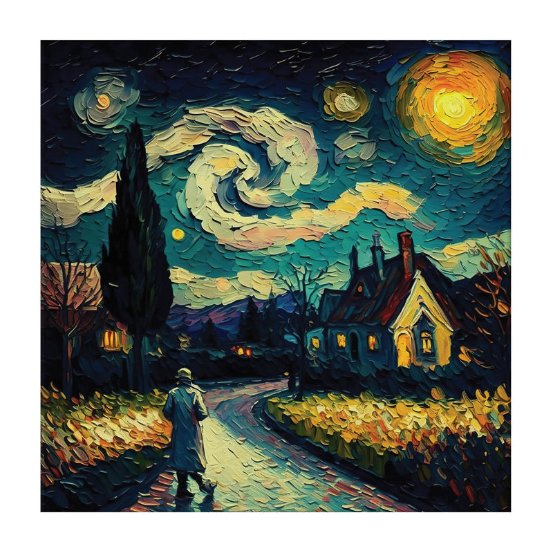 Buy Starry Night Dream Wall Painting Wall Art & Paintings from Vaaree