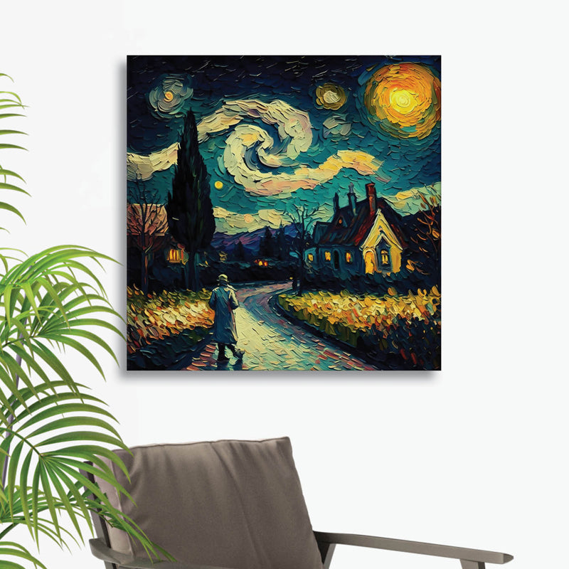 Buy Starry Night Dream Wall Painting Wall Art & Paintings from Vaaree