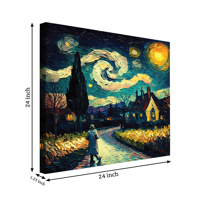 Buy Starry Night Dream Wall Painting Wall Art & Paintings from Vaaree