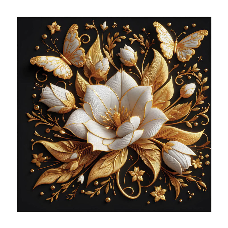 Buy Mana Floral Wall Painting Wall Art & Paintings from Vaaree