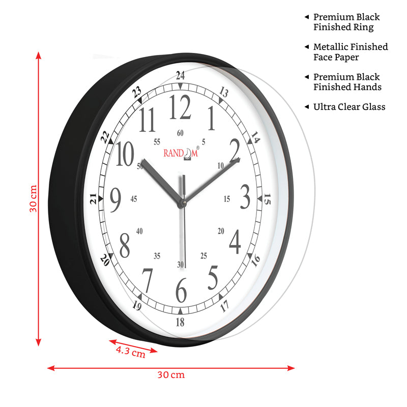 Buy Khar Sweep Silent Wall Clock Wall Clock from Vaaree