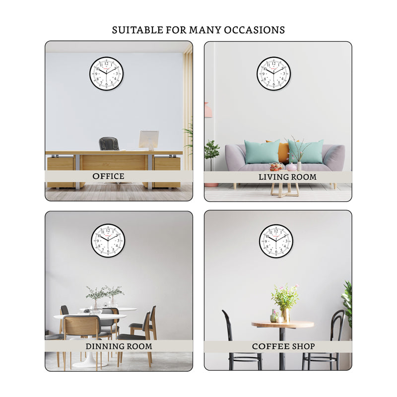 Buy Khar Sweep Silent Wall Clock Wall Clock from Vaaree