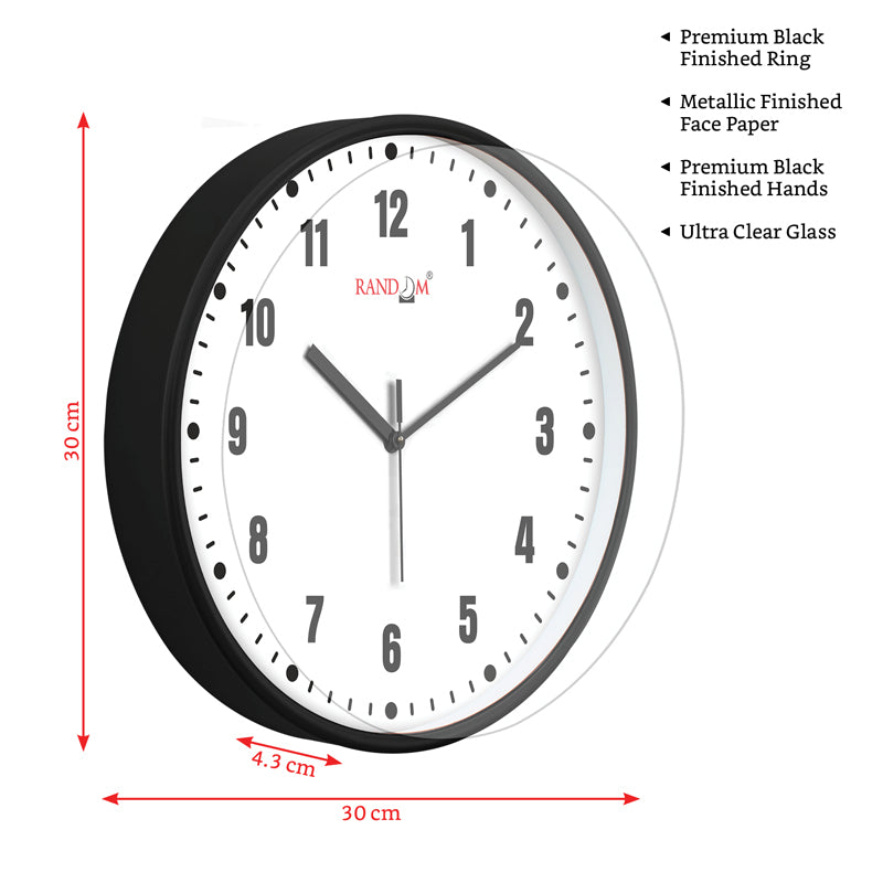 Buy Nedin Sweep Silent Wall Clock Wall Clock from Vaaree