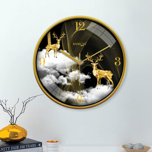 Buy Eamon Sweep Silent Wall Clock Wall Clock from Vaaree