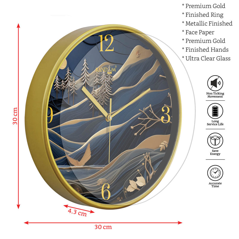 Buy Jarek Sweep Silent Wall Clock Wall Clock from Vaaree