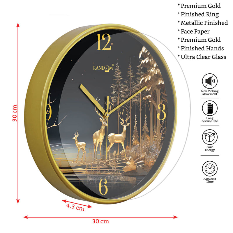 Buy Rina Sweep Silent Wall Clock Wall Clock from Vaaree