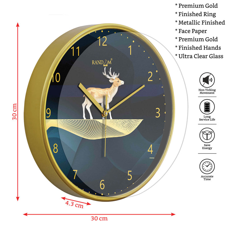 Buy Soren Sweep Silent Wall Clock Wall Clock from Vaaree